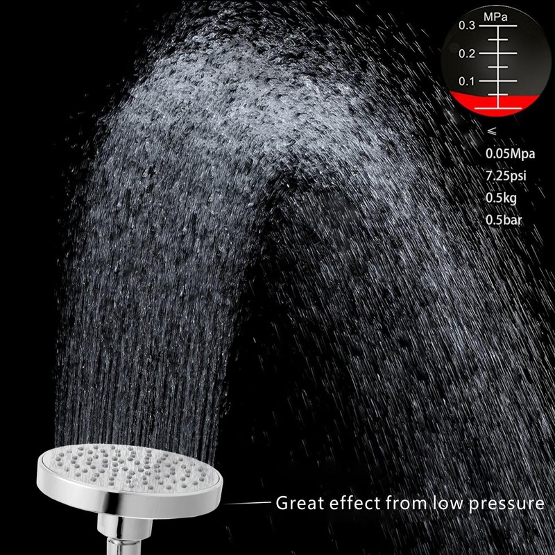 High Pressure Shower Head - 4.7“ Powerful Bathroom Pressure Boosting