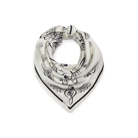 Madewell Women's Silk Bandana, Lighthouse, Standard