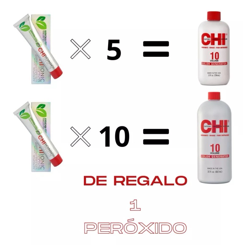 CHI Tinte Chi Ionic Sin Amoniaco Tonos U L Varios