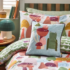 little furn. Funguys Mushroom Duvet Cover Set - Single - Multicolour