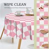 Ohocut Checkered Table Cloth Rectangle Table, Classic Checkerboard Tablecloth for