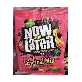 Now & later Long Lasting Original Mixed Fruit Chews Candy, 4.00 oz