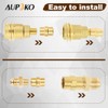 Aupoko QCC1 Nut Propane Gas Fitting Adapter Kit, Propane Gas