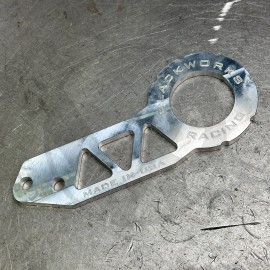 Blackworks BWR Racing Billet Tow Hook - Silver For Honda Acura Universal USA