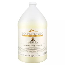 Dominican Magic Coconut Detangler Shampoo 1 gallon w/Free Nail File