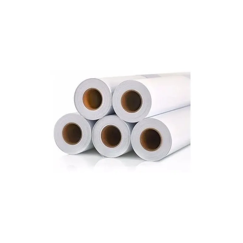 5 Rollos Papel Bond Plotter Bb 400 Plottek .91x50mts