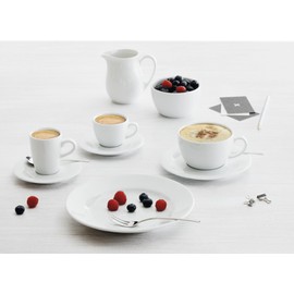 Kahla Pronto Bread Plate, Breakfast Plate, Dessert Plate, Small Plate, Ø 16 cm, White, 573478A90057C