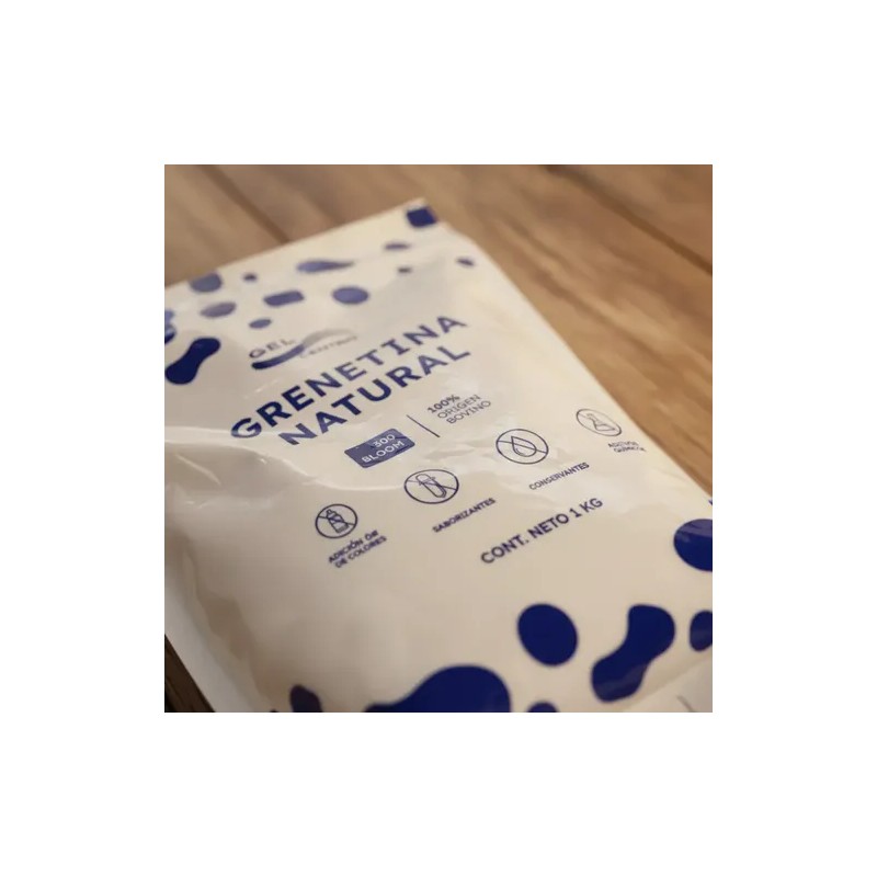 Grenetina Natural Gelcentro 300bloom (origen 100% Bovino) 1k