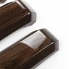 Voodonala Wood Grain Inner Door Handle Covers Trim for Ford