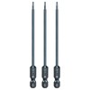 HARFINGTON 3pcs T6 Torx Screwdriver Bit 1/4" Hex Shank 4"