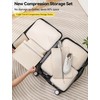 6 Stück Set Packen Organisatoren für Reisen Compression Packing Cubes