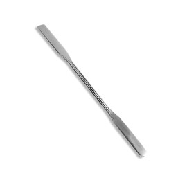 Scientific Labwares Stainless Steel Double Ended Micro Lab Spatula, Square/Round End, 50 mm x 9 mm, 7" Length