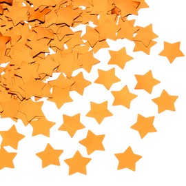 sourcing map 60g Star Confetti Star Glitter Confetti Paper Orange Table Confetti for Birthday Wedding Balloons Party Decorations