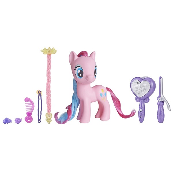 My Little Pony Magical Salon Pinkie Pie Toy -- 6" Hair Styling Fashion Pony