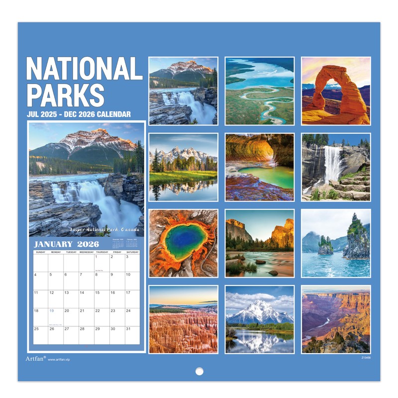 Calendar 2025-2026 - JUL 2025 - DEC 2026, Wall Calendar,