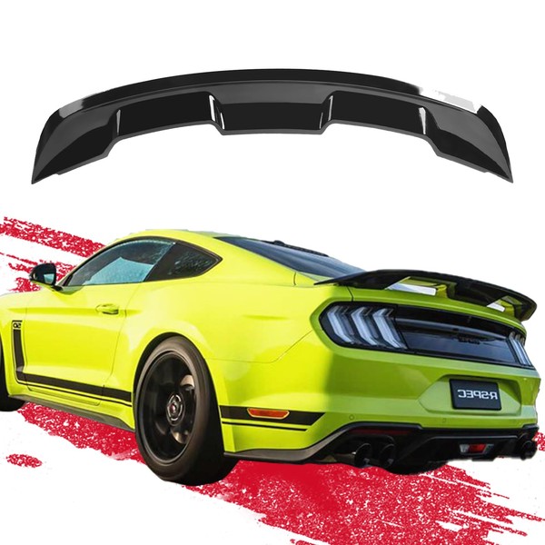 GGsmdick Mustang Spoiler Mustang Ecoboost Spoiler Compatible with 2015-2023 Mustang