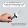 Grabease Toddler Silverware Set Forks Spoons and Knives Set Toddler