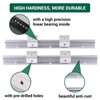 CHUANGNENG Linear Rail SBR12 300mm 2PCS Fully Supported Linear Rail