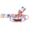 Lionet Paws Easter Day Dog Leash Matching Dog Collar for