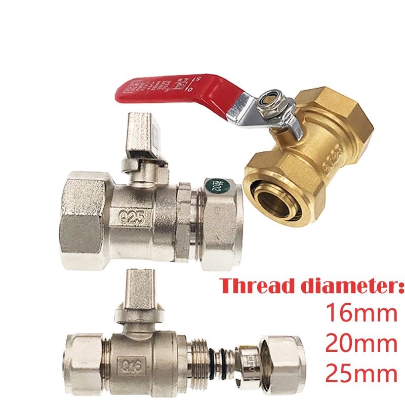 Brass Lever Ball Valve with Portable Handle Isolation Valve Compression
