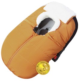 Mom's Choice Awards Winner-TSAYAWA Winter Baby Car Seat Cover -Keep Babies Warm Carseat Bunting Bag/Blanket for Newborn & Infant - Cold Weather Insulated Windproof Carrier Canopy for Travel (Brown)