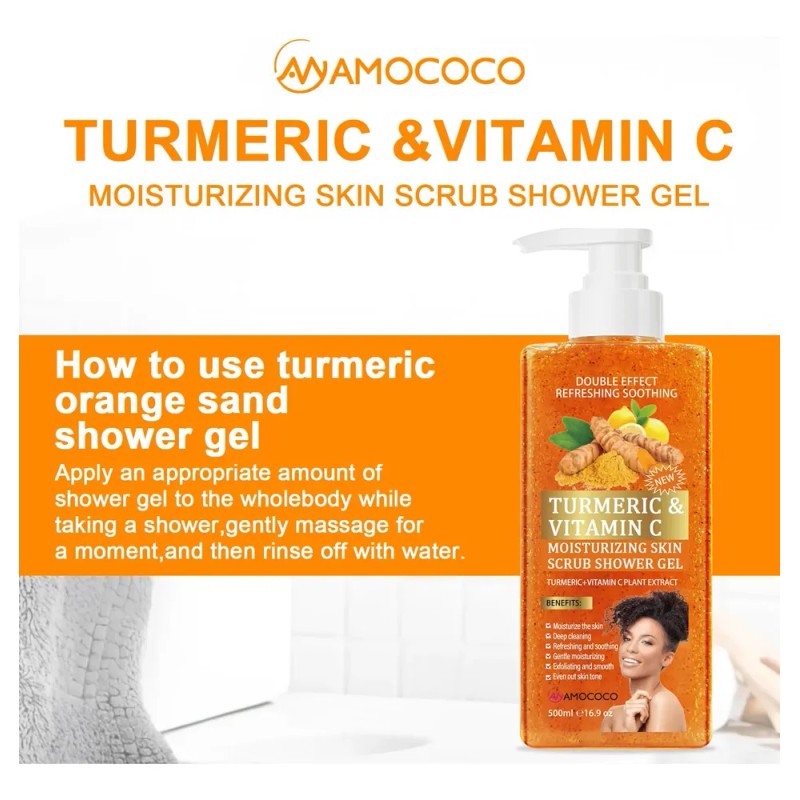 Gel De Ducha Con Vitamina C Exfoliante 2 Pzas