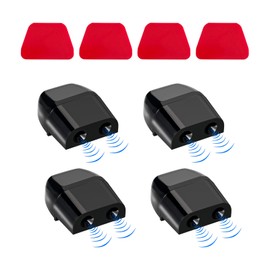 Ohleats 4PCS Deer Whistles for Car, Automotive Save a Deer Whistles to Avoid Collisions, Vehicle Deer Warning Devices Horn Sensor, Universal Animal Alert Car Accessories (Black, 4 PCS)
