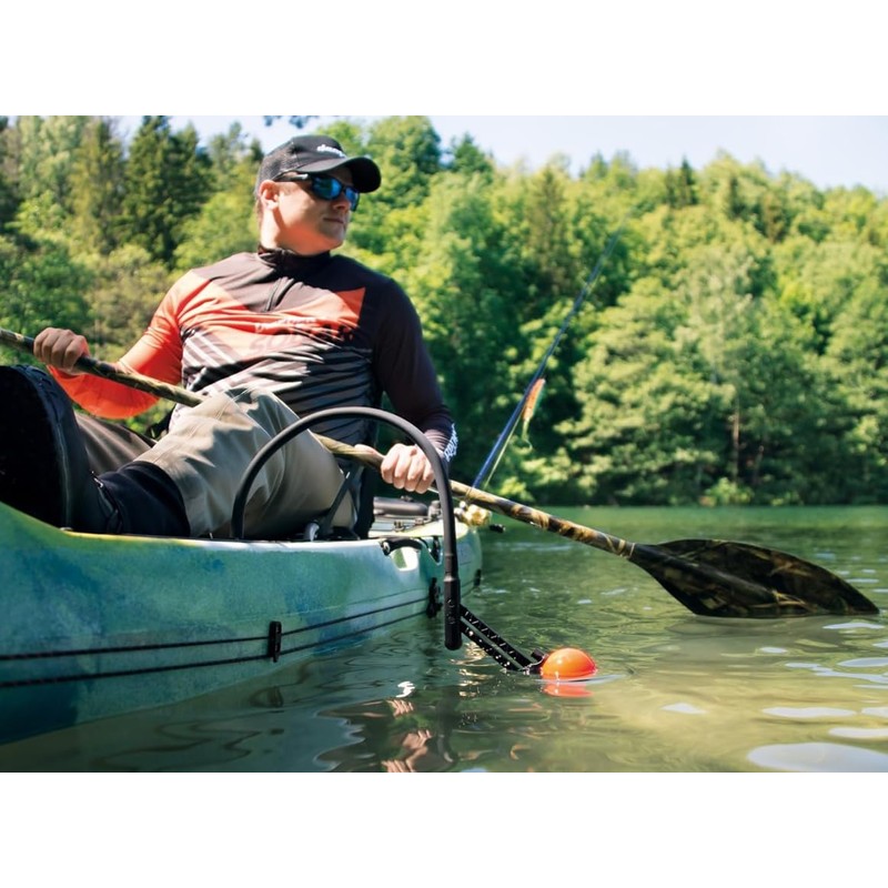 ITGAM0007 Deeper Flexible Arm Mount 2.0 for Boats/Kayaks, Black ,