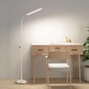 White LED Reading Floor Lamp, Bright 12W Dimmable Standing Light,