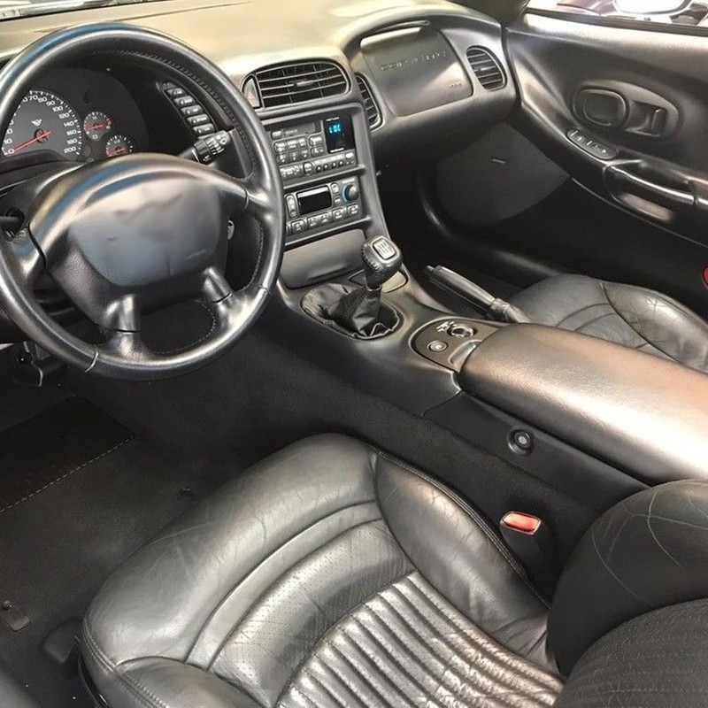 PIT66 Double Din Dash Installation Kit Compatible with Chevy Corvette