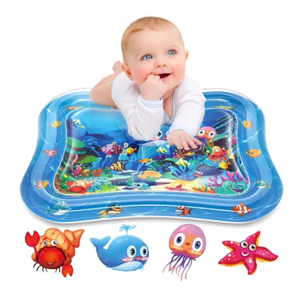 Infinno Inflatable Tummy Time Mat Premium Baby Water Play Mat