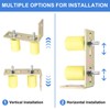 uxcell 2Set Slide Gate Guide Roller, 1-5/8" Dia x 2-3/8"