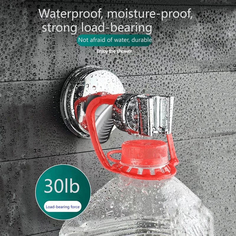 1pcs Adjustable Shower Head Holder, Bathroom Suction Cup Handheld Shower