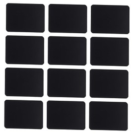 STOBOK Clip-on Re-writable Advertising Clips PVC Storage Bin Labels Organizing Cube Tags Chalkboard Label Holder