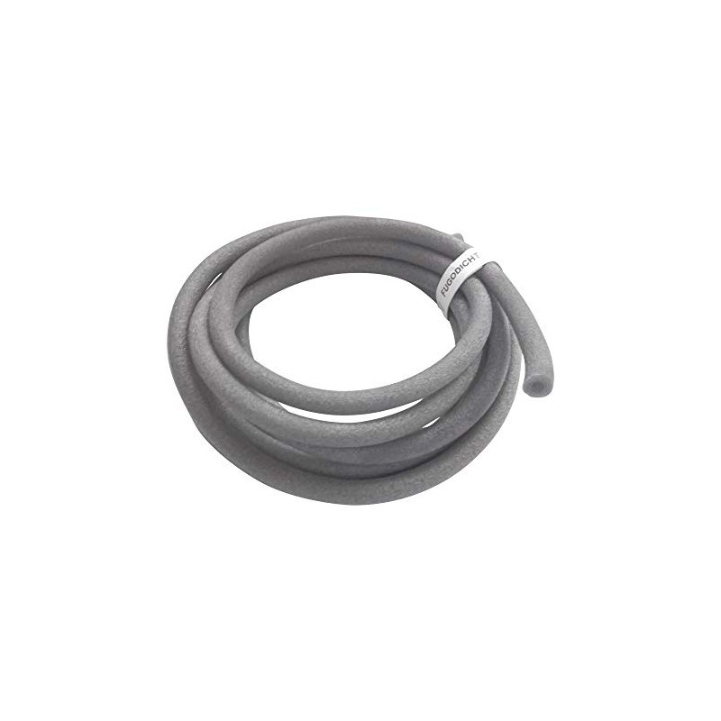 Gap PE Round Hollow Profile Grey Tubing Diameter 25mmx1 m