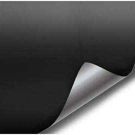 VViViD® Satin Flat Matte Stealth Jet Black Vinyl Wrap Roll with Air Release Technology (9ft x 5ft)