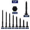 1/4" x 2" Hex Head Lag Screws Bolts 20Pcs 304