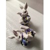 CERAMIC BUNNY SALT & PEPPER SHAKERS SET