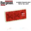 Bargman Taillight 84 Recessed Triple Red/Red/Bkup/Col.White 3084002