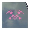 Lineman Skull with Crossed Poles Vinyl Sticker Decal Lineman Lineworker