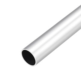 DMiotech (Outer Diameter 1.1 in x Inner Diameter 0.9 in (28 mm x 24 mm) 6063 Aluminum Round Tube, 11.8 in (300 mm) Length, Industrial Metal Pipe for DIY Projects