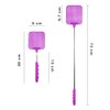 Plastic Telescopic Fly Swatter, Stainless Steel Telescopic Rod Bezel, Mosquito