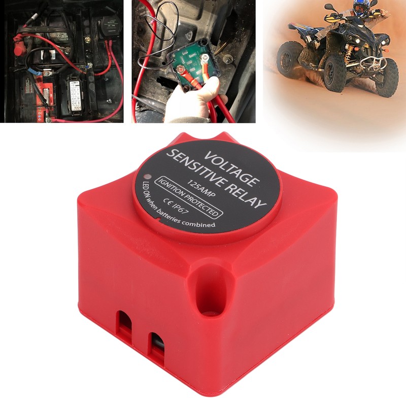 Dual Battery Smart Isolator VSR Voltage Sensitive Relay for Car