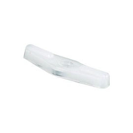 Prime-Line L 5912 Double Wing Clips, 1-1/4 In., Plastic, White (6 Pack)