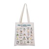 MNIGIU California Canvas Tote Bag California State Gift California Eco