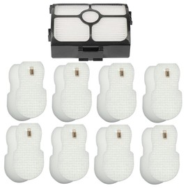 17 Packs HZ4002 HZ3002 Filter Replacement Hepa filter,foam filter,felt filters Compatible with Shark DuoClean Detect Powerdetect Stratos Ultra-Light Corded Stick Vacuum HZ3000,HZ4000 Parts Accessories