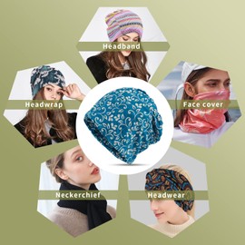 KAKU NANU Women Turban Chemo Beanies Caps Baggy Slouchy Headwear Sleep Scarf(Pink)