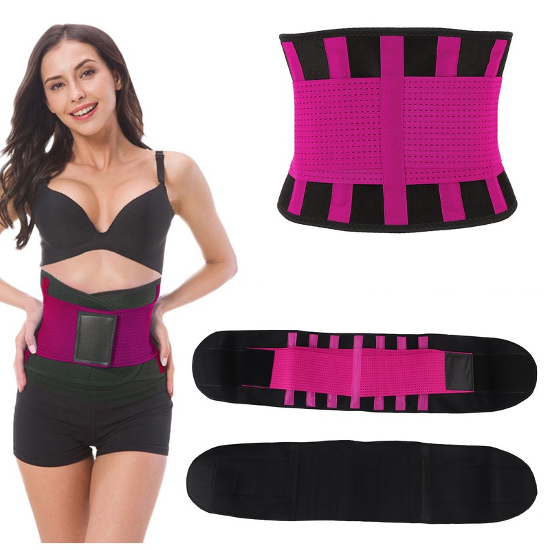 Breathable Warming Waistband Soft Adjustable Abdominal Wrap Waist Back Support