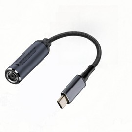 JASHALO 100W DC7450 to USB C PD Cable DC 7.4mm x 5.0mm Female(7.4 x 0.6mm) Input to USB C Male Power Charging Cable with PD Automatic Identification Chip, for Phones,Tablets,Laptops with Type C Port