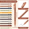 Kosiz 24 Pcs/12 Set Positive Affirmation Gifts Gratitude Spiral Notebooks
